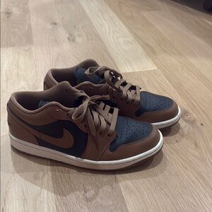 Nike Air Jordan Brown and Black Sneakers